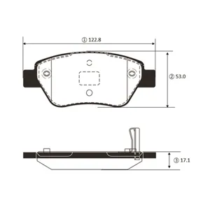 CTR GK1441 Колодки торм.передние Fiat Stilo 1.2i1.6i 01>