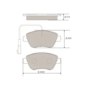 CTR GK1443 Колодки торм.