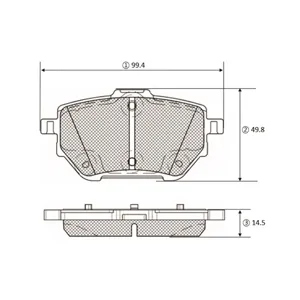 CTR GK1460 Колодки торм.задние Toyota AurisYaris 1.0VVT-i -2.2D 06>