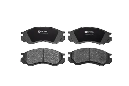 CWORKS C11CR0305 Колодки торм.передние Low Metallic
