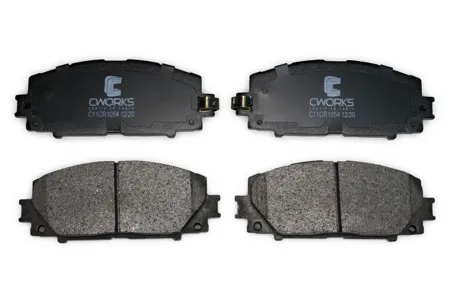 CWORKS C11CR1054 Колодки торм.передние LOW METALLIC