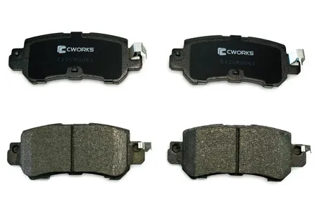 CWORKS C12CR0061 Колодки торм.задние LOW METALLIC