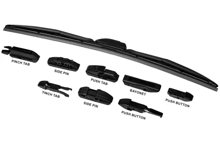 CWORKS D24CR0021 Щетка стеклоочистителя к-кт с адаптерами 530mm гибридн.