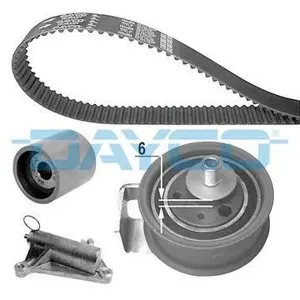 DAYCO KTB405 Ремень ГРМ Комплект +рол. натяж. (ремень ролик 2 натяжителя)