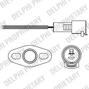 DELPHI ES1022612B1 Лямбда-зонд Toyota Camry 2.0-3.0 83-98