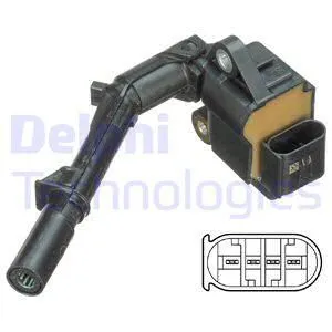 DELPHI GN1069012B1 Катушка зажигания Mercedes W205W213X253 14-