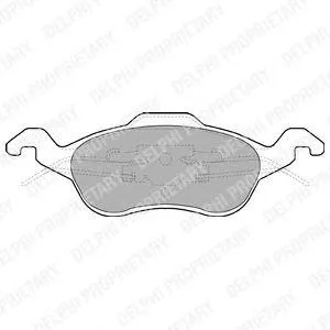 DELPHI LP1315 Колодки торм.передние Ford Focus