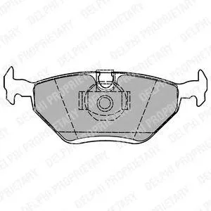 DELPHI LP1423 Колодки торм.