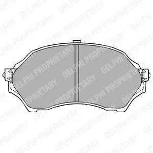 DELPHI LP1440 Колодки торм.пер