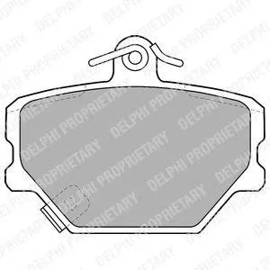 DELPHI LP1465 Колодки торм.