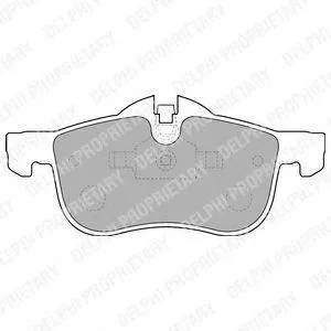 DELPHI LP1521 Колодки торм.передние