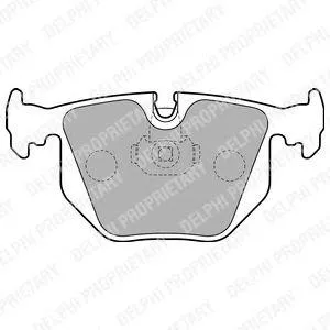 DELPHI LP1803 Колодки торм.задние Land Rover III BMW E34