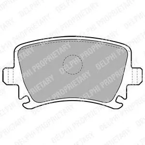 DELPHI LP1824 Колодки торм.задние Audi A3VW Golf , Passat , Touran , Caddy WVA23914