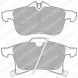 DELPHI LP1861 Колодки Opel Astra H 2004=>