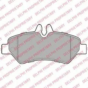 DELPHI LP1983 Колодки VW Crafter 30-35 2.5 TDI Mercedes Sprinter 2006=>