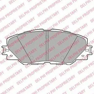DELPHI LP2003 Колодки Toyota RAV 4 06=>