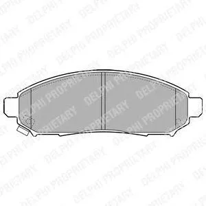 DELPHI LP2011 Колодки Mitsubishi PAJERO SPORTL200 2005 =>