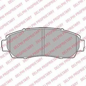 DELPHI LP2046 Колодки торм.передние