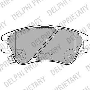 DELPHI LP2062 Колодки торм.передние