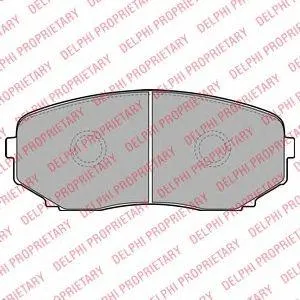 DELPHI LP2098 Колодки торм.передние