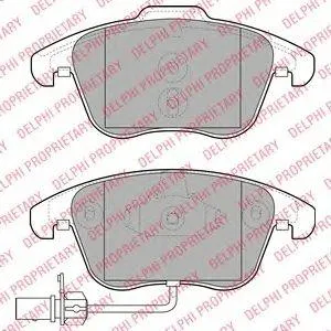 DELPHI LP2107 Колодки торм.