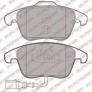 DELPHI LP2110 Колодки торм.передние с датчиком