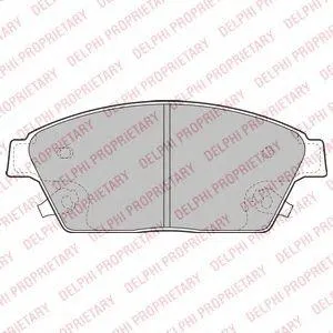 DELPHI LP2170 Колодки торм диск Chevrolet Cruze Opel Astra J