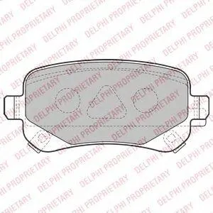 DELPHI LP2174 Колодки торм.задние дат.