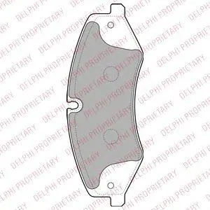 DELPHI LP2176 Колодки Land Rover Range Rover TD V8 2009->