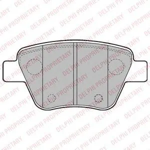 DELPHI LP2178 Колодки торм.задние Audi A3 Skoda Octavia VW Golf VI 0303>