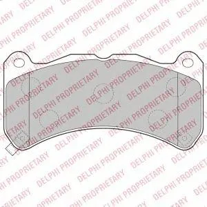 DELPHI LP2211 Колодки торм. пер