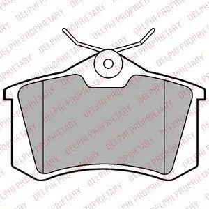 DELPHI LP2254 Колодки торм.задние Skoda Octavia 5E , VW Golf VII 13=>