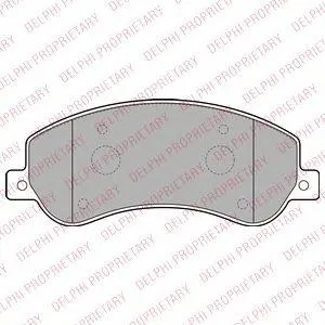 DELPHI LP2257 Колодки торм.передние