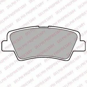 DELPHI LP2295 Колодки торм диск комплект
