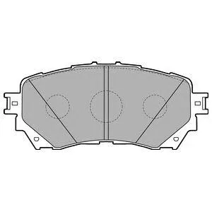 DELPHI LP2487 Колодки торм.передние Mazda 6 (GH)