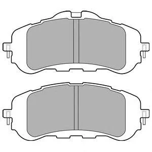 DELPHI LP2506 Колодки торм.передние (WVA 25895,25896 - 18,0 mm.)