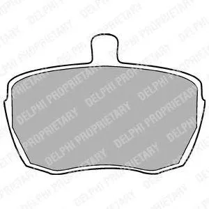 DELPHI LP41 Колодки торм.передние