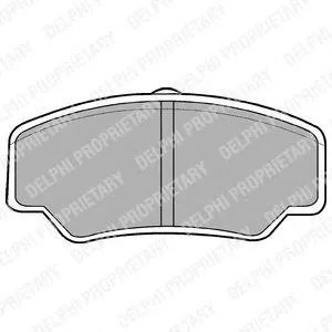 DELPHI LP488 Колодки торм.передние