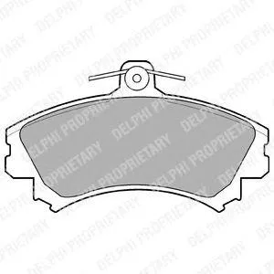 DELPHI LP993 Колодки торм.передние