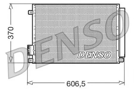 DENSO DCN09045 Радиатор кондиционера Fiat 500 Ford KA 08-