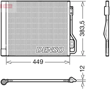 DENSO DCN16002 Конденсатор, кондиционер