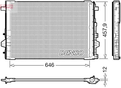 DENSO DCN17059 Конденсатор, кондиционер
