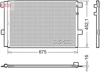 DENSO DCN32065 Конденсатор, кондиционер