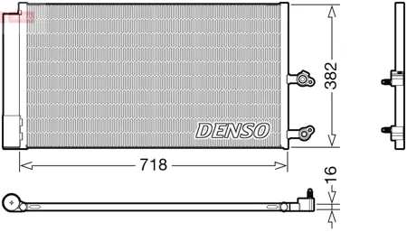 DENSO DCN33014 Конденсатор, кондиционер