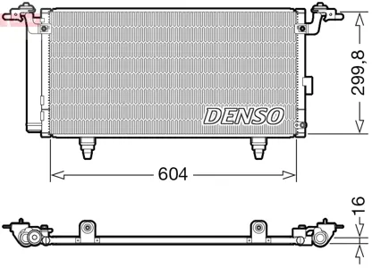 DENSO DCN36005 Конденсатор, кондиционер