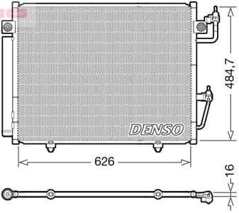 DENSO DCN45009 Конденсер Mitsubishi Pajero 3.03.83.2TD 07-