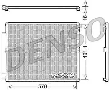 DENSO DCN50017 Радиатор кондицинера [578x481]
