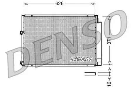 DENSO DCN50018 Конденсор кондиционера