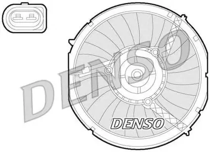 DENSO DER02003 Вентилятор радиатора