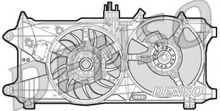DENSO DER09026 Вентилятор радиат. охл. двиг.
